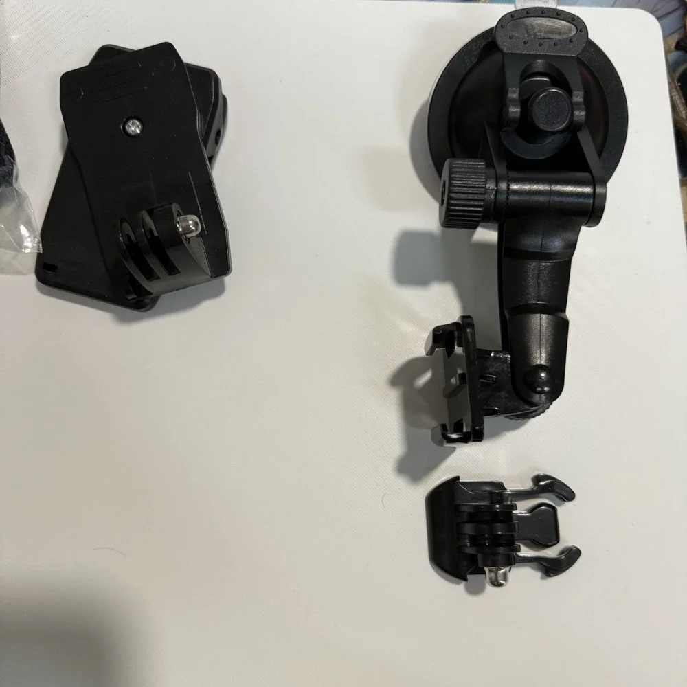 GoPro Hero 8 Black Accessory Lot | Chest Mount + Suction Cup + Backpack Clip